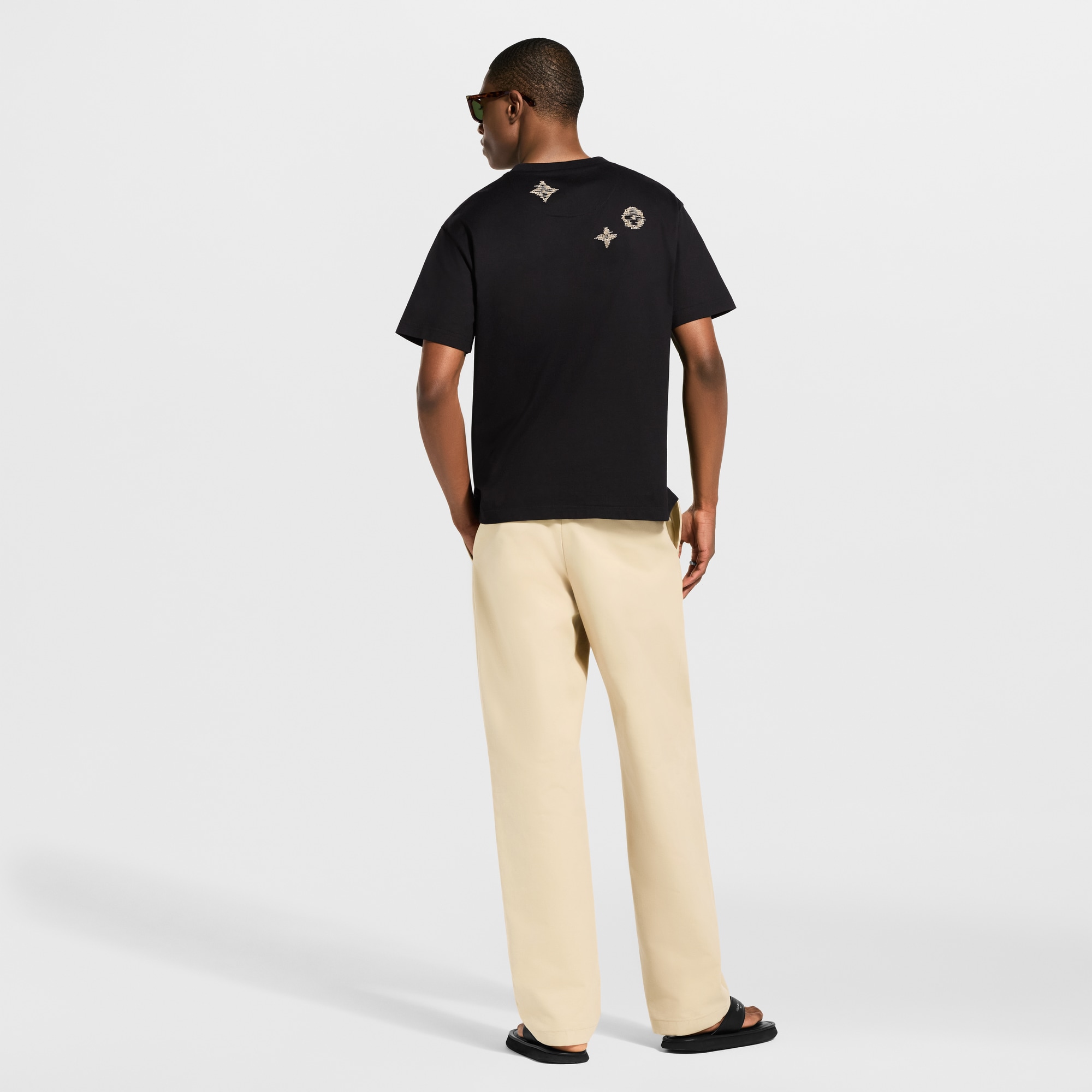Embroidered Signature Short-Sleeved T-Shirt - Ready-to-Wear